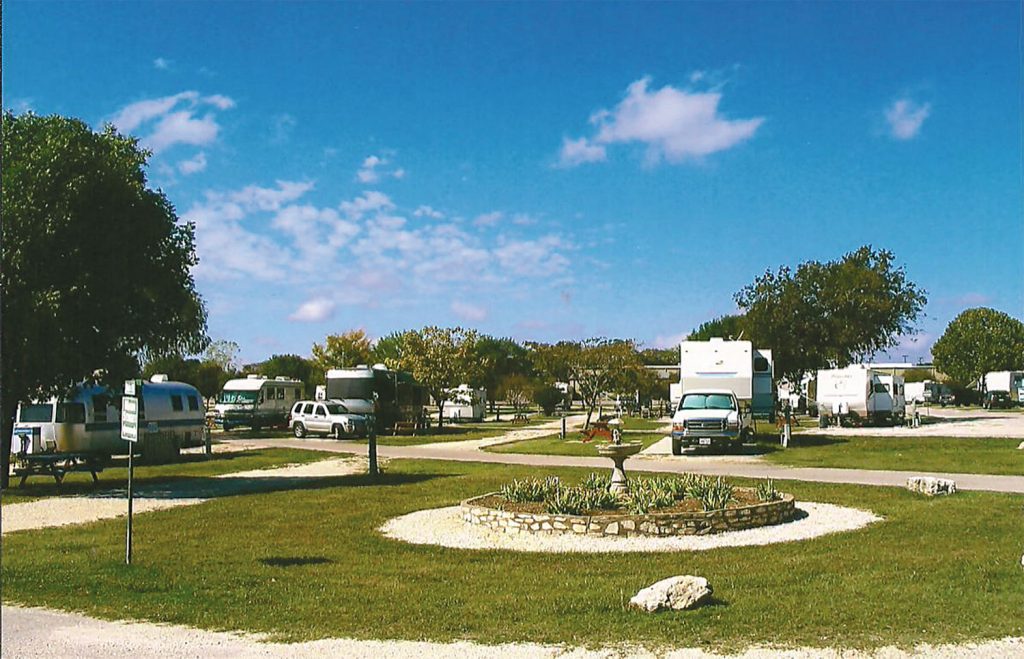 photo of rv sites and fountain
