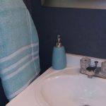 Bathroom sink in Cabin 131A